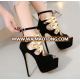 H10100B china market shoes women mature sandals high heels low price ladies sandals